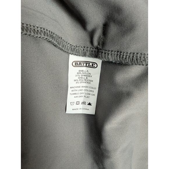 Battle Ultra Track Jacket Mens XL Gray Athletic Fit Hooded Full Zip 51AP500006 - Picture 3 of 3